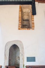 Remains of the medieval rood stairs