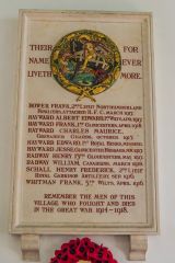 The WWI war memorial