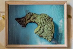 A print of the Saxon carving, now in the Corinium Museum