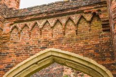 Someries Castle, Decorative brickwork over the gateway
