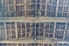 The superb timber roof