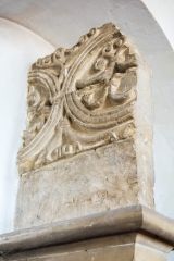 Saxon carving, reverse of the Christ in Majesty