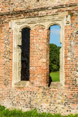 A Tudor window in the west wing