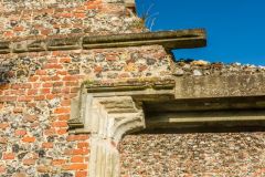 Fragment of a Tudor window frame carving