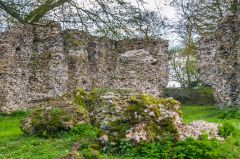 South Elmham Minster, A fallen section of wall