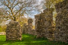 South Elmham Minster, Inside the Minster ruins