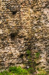 South Elmham Minster, Remains of putholes used for scaffolding