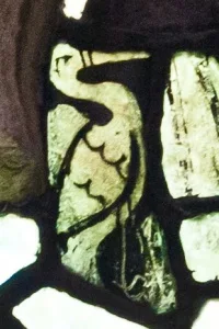 Heraldic crane of the Cranford family