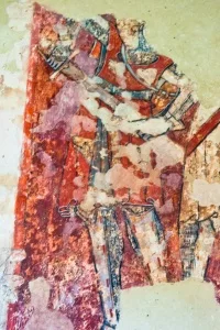 Richard le Bret draws his sword