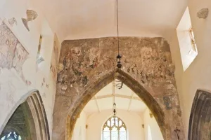 Chancel arch Doom painting