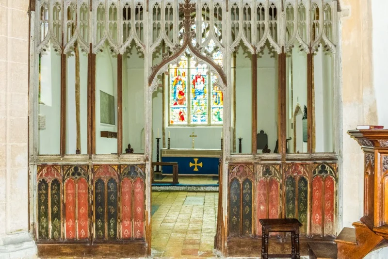 The 15th century painted screen