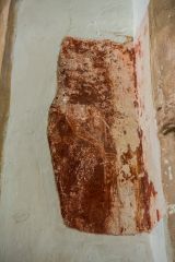 Traces of a very faded wall painting