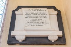 John Toplis memorial, 1857