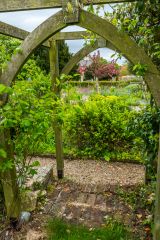 A trellis in the Sacristan's Garden