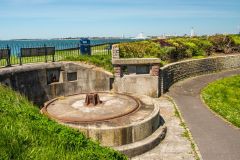 A 19th-century gun emplacement