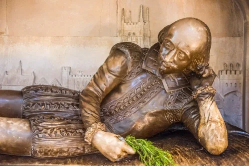 Shakespeare Memorial effigy