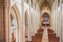 The view from the west gallery