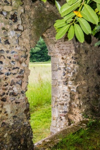 The rear face of the remaining doorway