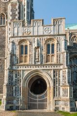 The superb 15th century south porch