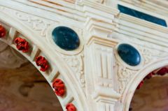 Marble detail, Sir Henry Lee memorial