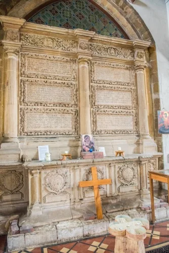 The Willoughby Screen (rear face of the Bertie monument)