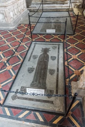 Margaret Willoughby memorial brass (d. 1396)