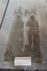 William, 5th Baron Willoughby (1409) and his wife Lucy