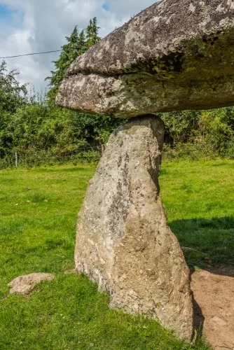 The westernmost upright stone