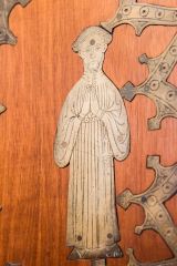 Memorial brass of a 14th-century civilian