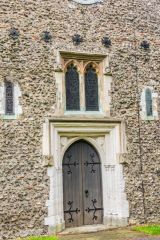 The Tudor tower doorway and windows