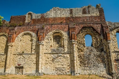 Remains of the Tudor royal palace