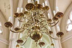 18th century brass chandelier
