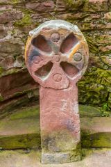 St Bees Priory Church, A 9th century Viking cross by the west door