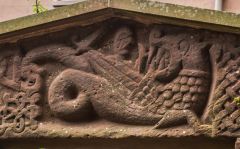 St Bees Priory Church, The Beowulf Stone (aka the Dragon Stone)