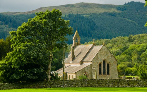 St Bega's church, Bassenthwaite - what a location!