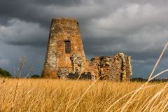 The abbey gatehouse from the River Bure