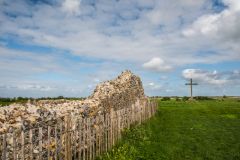 Ruined wall of the abbey church