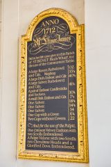 A 1712 dedication board