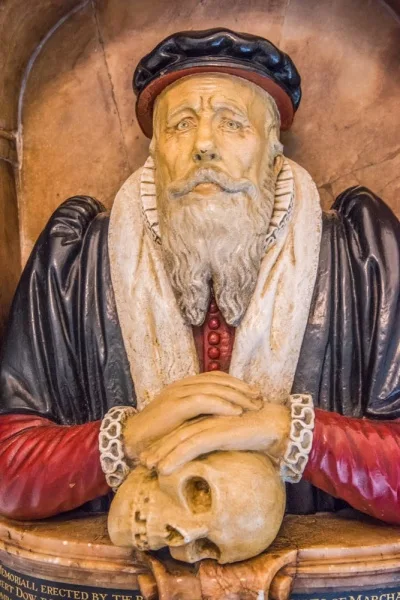 Robert Dow memorial, 1612