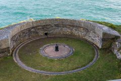 The lower gun platform