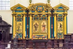 The high altar and reredos