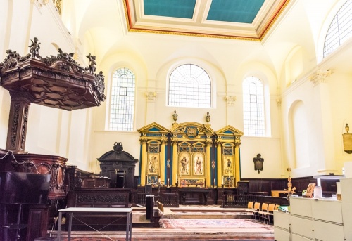 St Clement Eastcheap interior