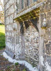 15th century blocked west tower doorway