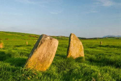A pair of standing stones