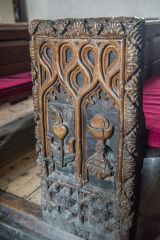 Another of the Tudor bench ends