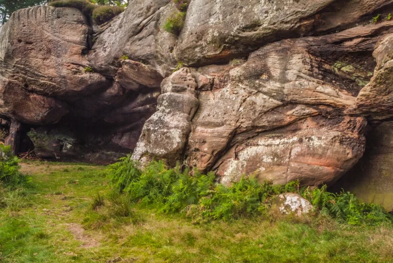 St Cuthbert's Cave entrance
