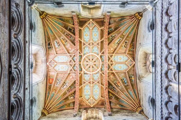 The crossing tower ceiling