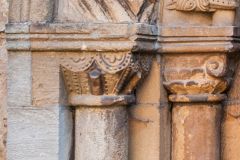 Oxford, St Ebbe's Church, The north column capitals