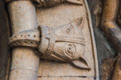 Oxford, St Ebbe's Church, A muzzled beakhead creature