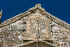 1826 sundial over the south porch arch